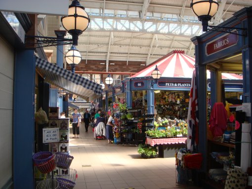 De overdekte markt in Carlisle